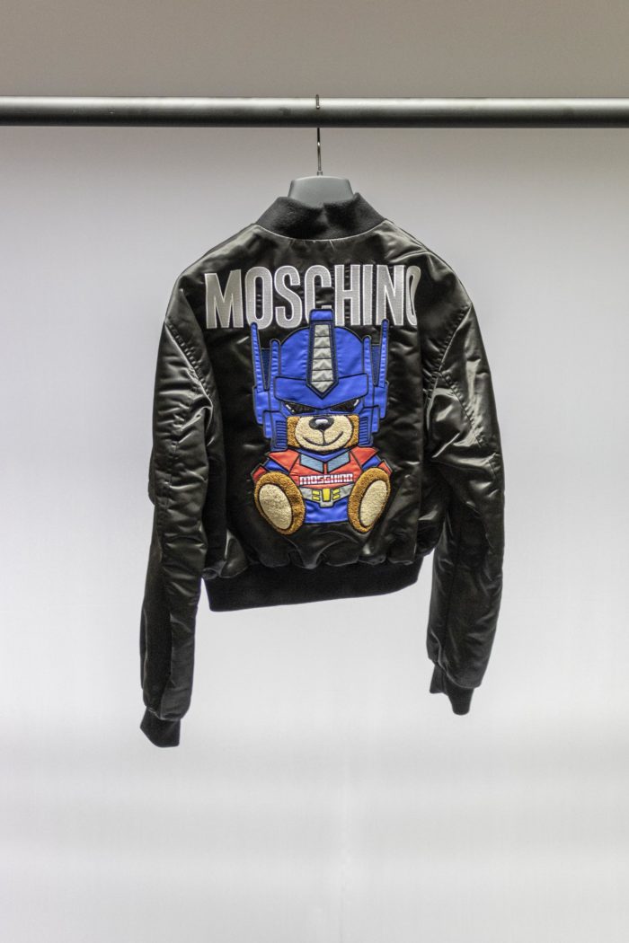 moschino transformer bear hoodie